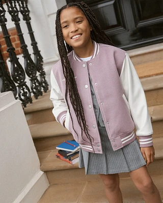 varsity bomber jacket