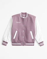 varsity bomber jacket