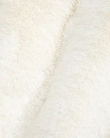 long-length faux fur jacket