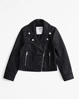 vegan leather biker jacket