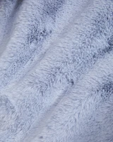 winterized faux suede bomber jacket