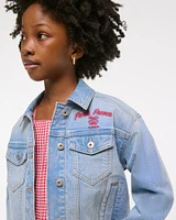 embroidered denim jacket