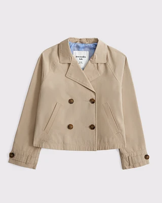 cropped trench coat