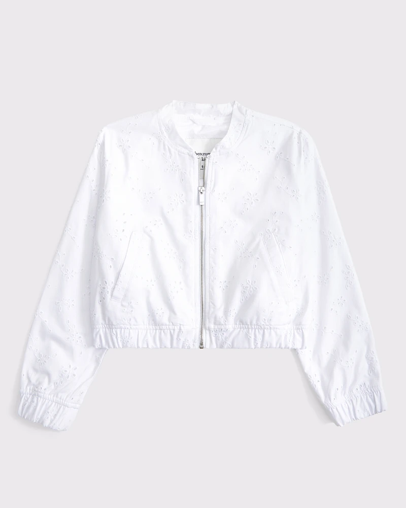embroidered bomber jacket