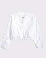 embroidered bomber jacket