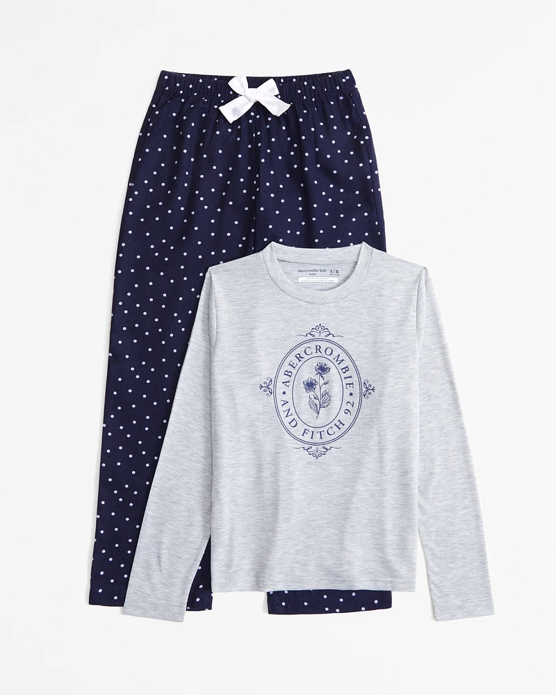 flannel pajama set