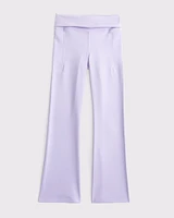 ypb foldover mini flare leggings