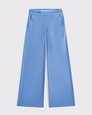 ypb logo wide leg sweatpants