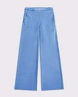 ypb logo wide leg sweatpants