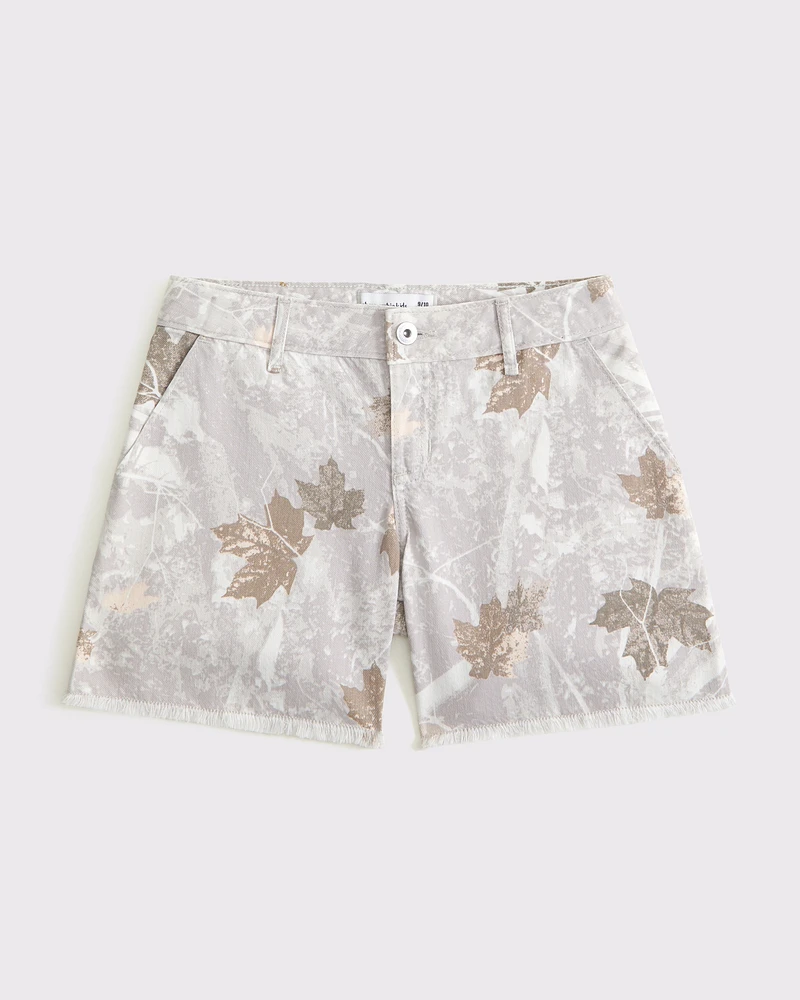 mid rise baggy shorts