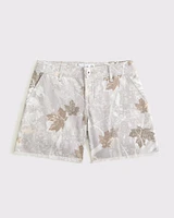 mid rise baggy shorts