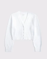 pointelle cardigan