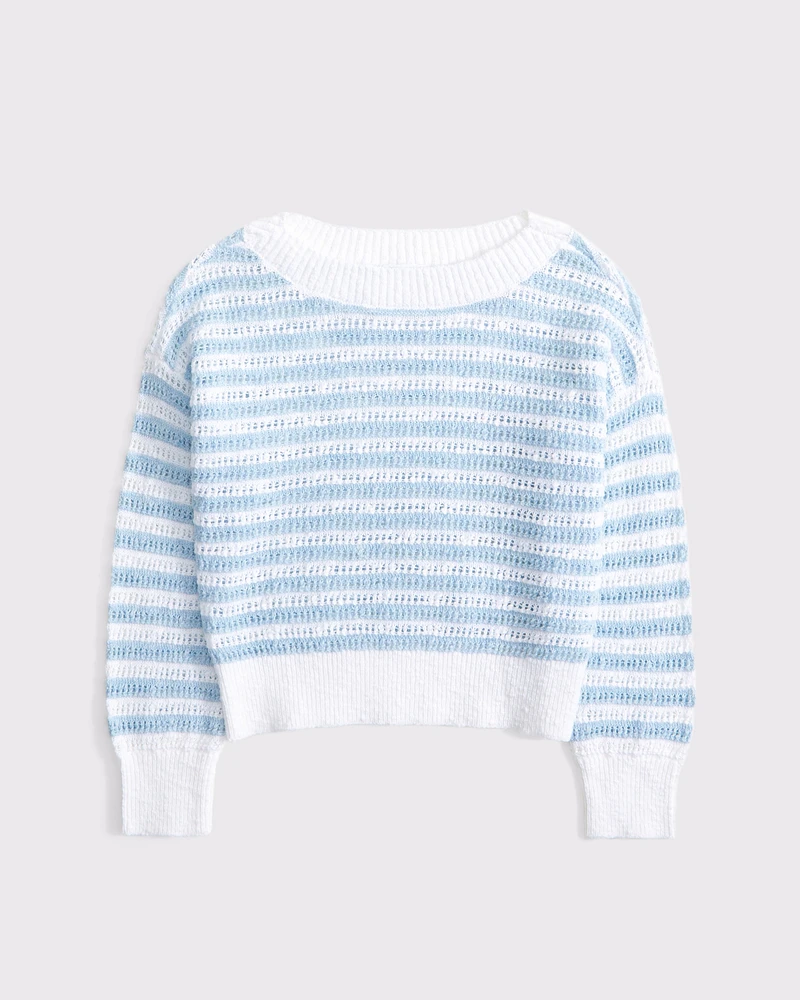 off-the-shoulder sweater