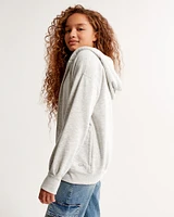 essential sunday legging-friendly full-zip hoodie