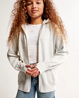 essential sunday legging-friendly full-zip hoodie