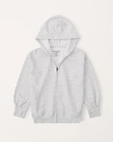 essential sunday legging-friendly full-zip hoodie