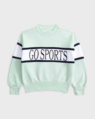 new york mets graphic crew sweatshirt