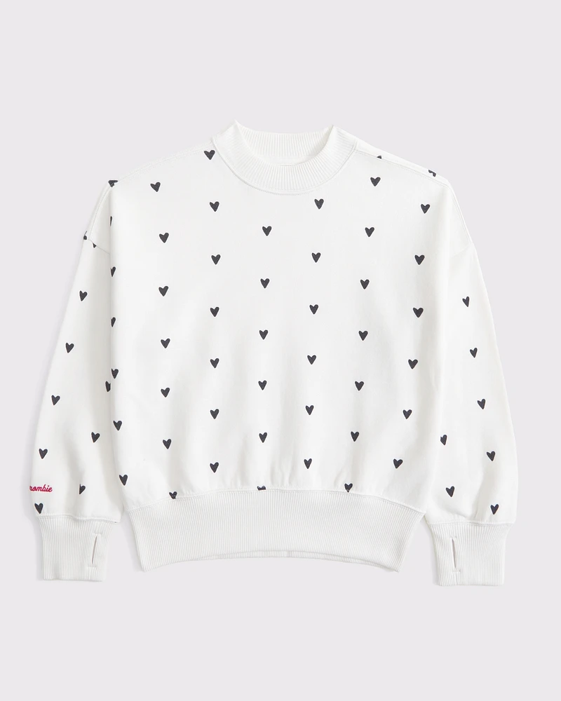 snoopy graphic crew sweatshirt