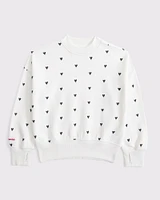 snoopy graphic crew sweatshirt