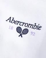 logo quarter-zip sweatshirt