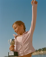 ypb ruched full-zip