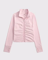 ypb ruched full-zip