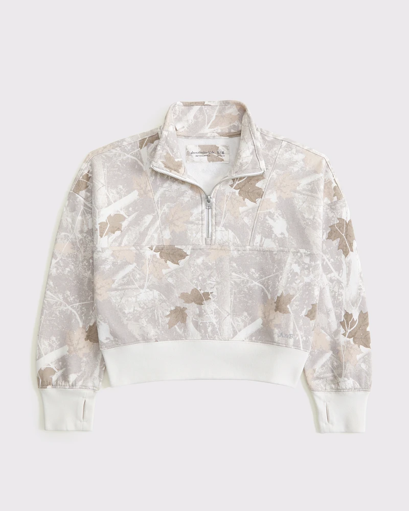 essential sunday half-zip sweatshirt