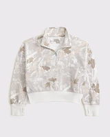 essential sunday half-zip sweatshirt