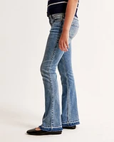 high rise flare jeans