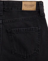 lightweight high rise ultra wide leg pull-on jeans