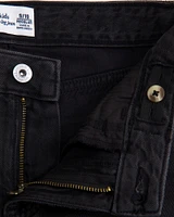 lightweight high rise ultra wide leg pull-on jeans