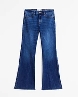high rise flare jeans