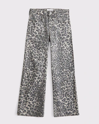 high rise wide leg jeans