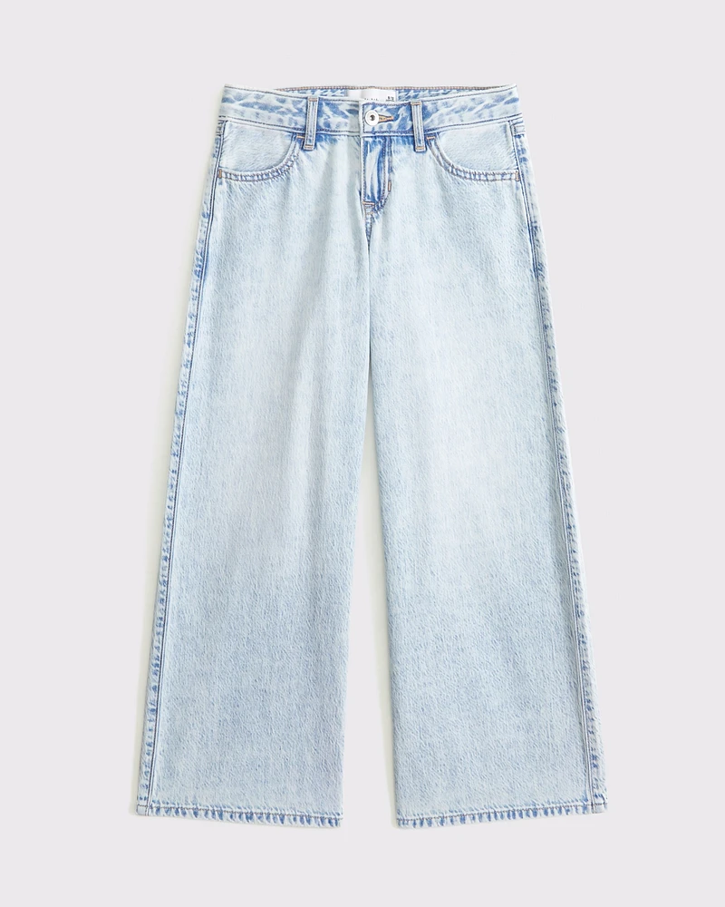 lightweight low rise ultra baggy jeans