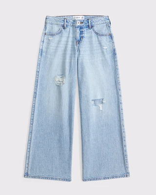 low rise ultra baggy jeans