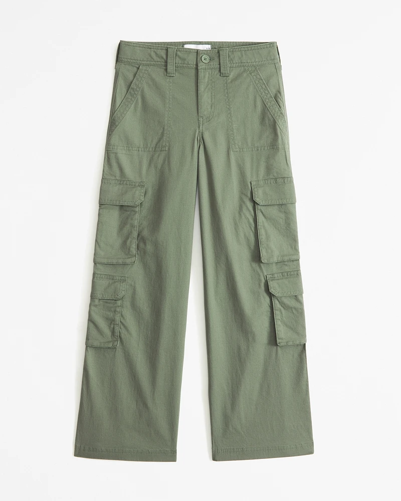 ultra wide leg cargo pants