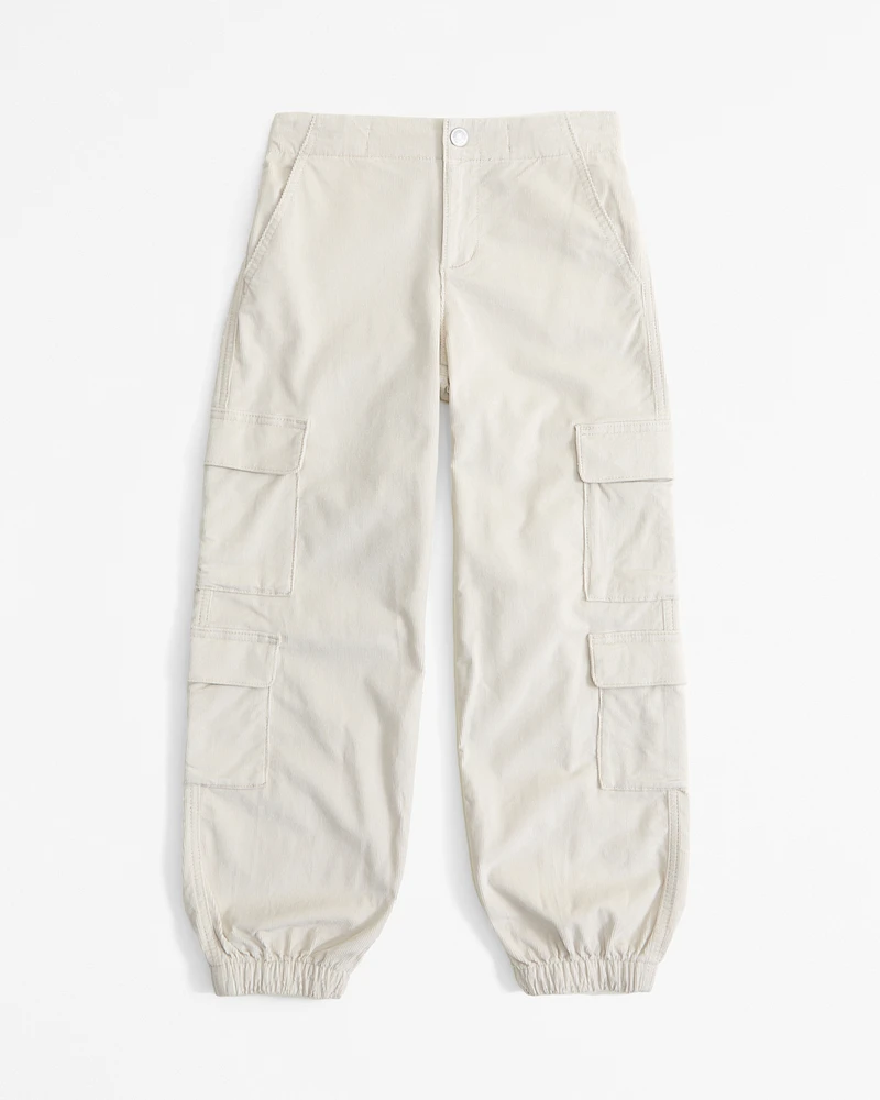 low rise baggy cargo joggers
