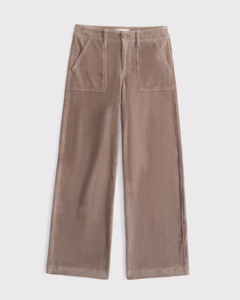 high rise wide leg pants