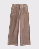 high rise wide leg pants