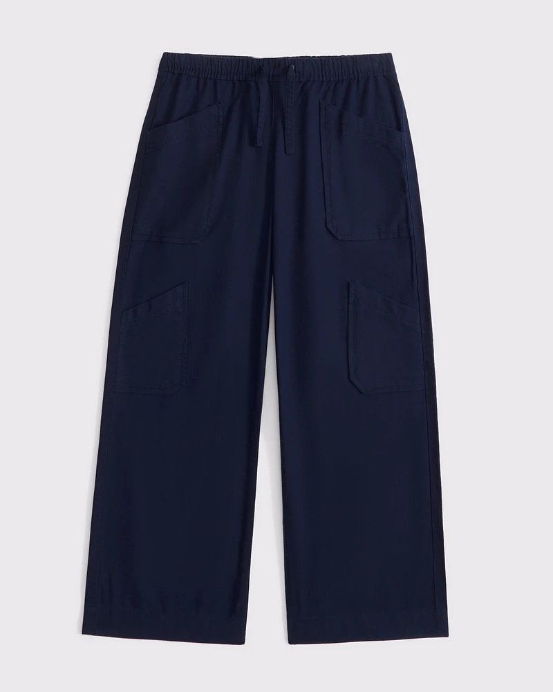 low rise baggy cargo pant