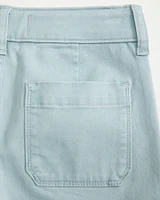 high rise wide leg cargo pants