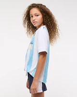 la galaxy short-sleeve fashion top