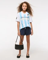la galaxy short-sleeve fashion top
