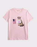 oversized imagery graphic tee