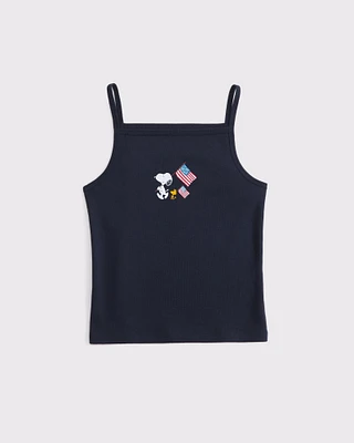 graphic logo apron tank