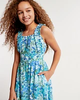 tiered midi dress