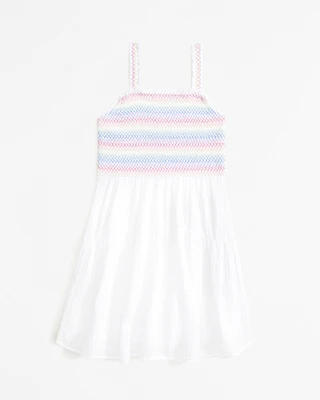 kids pride smocked mini dress