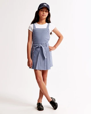 pleated layerable skort
