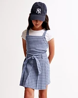pleated layerable skort