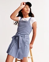 pleated layerable skort